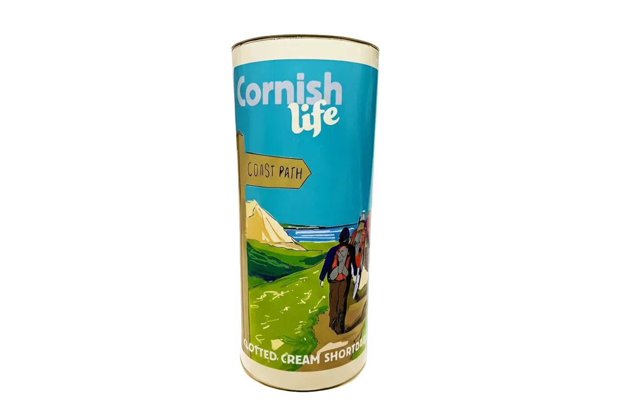 Clotted Cream Shortbread Tube - Coast Path 200g
