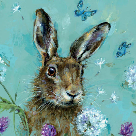 Wild Friends Hare Greetings Card