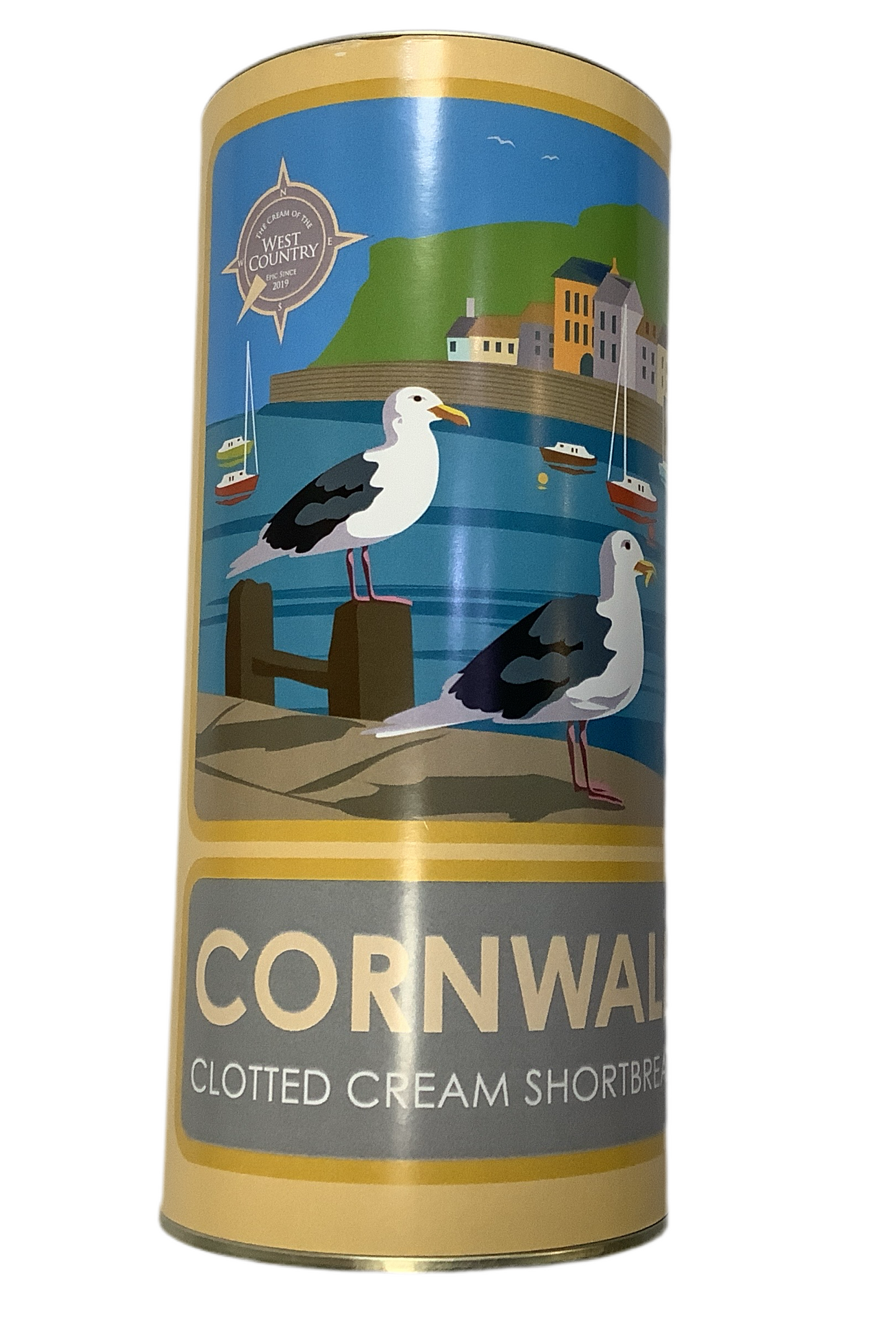 Clotted Cream Shortbread Tube - Seagull 200g