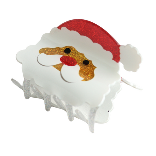 Santa Hair Claw Clip