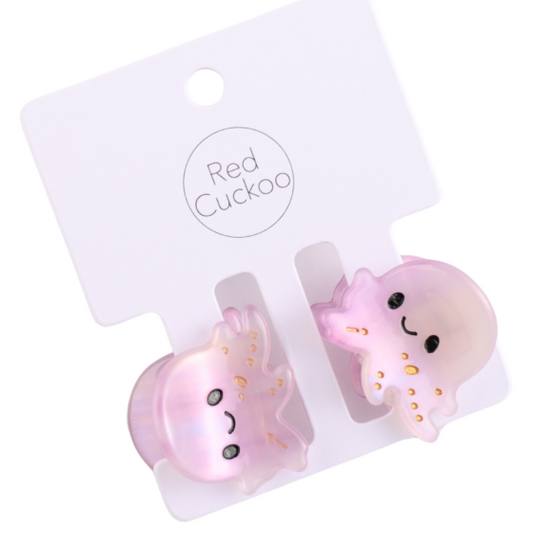 Mini Octopus Hair Claw Clips, Twin Pack