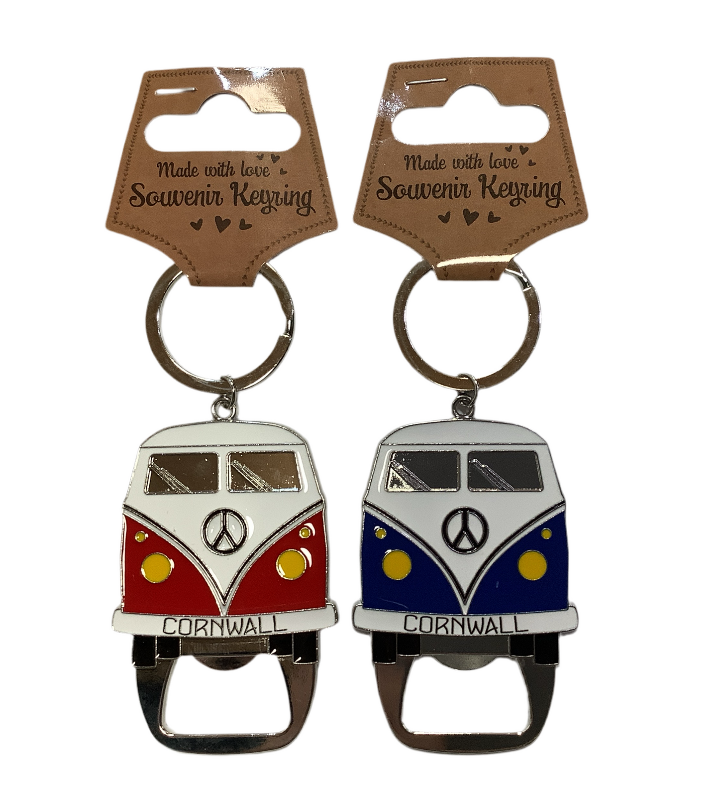 Cornwall, Surf Bus Bottle Opener Keyring