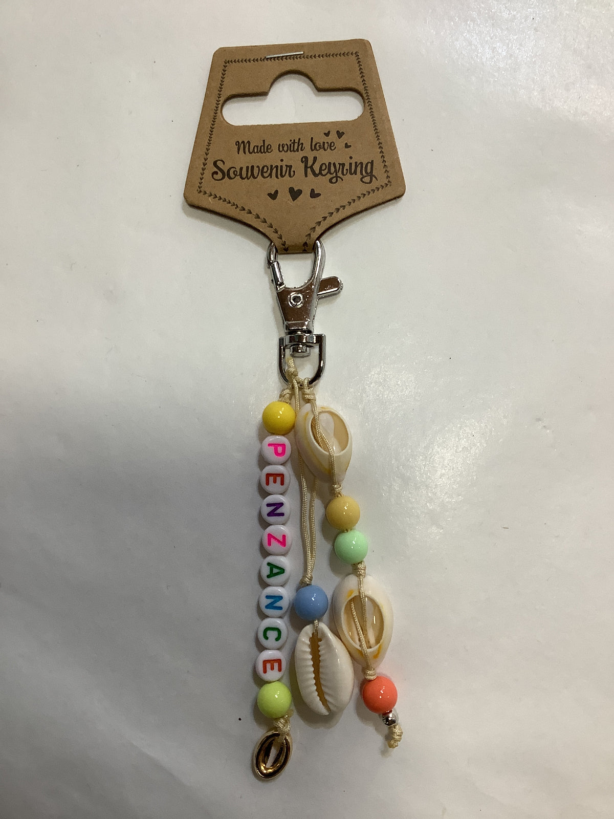 Penzance Shell Keyring