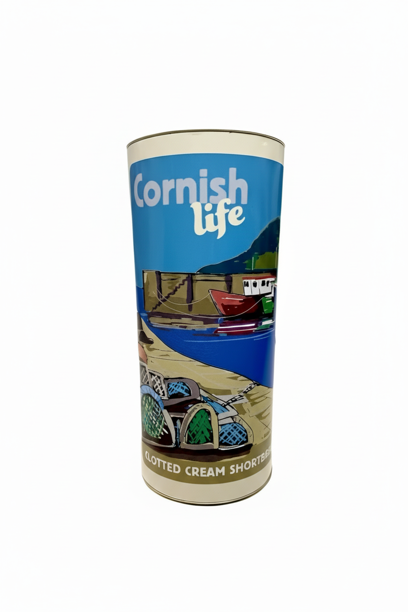 Clotted Cream Shortbread Tube - Harbourside 200g