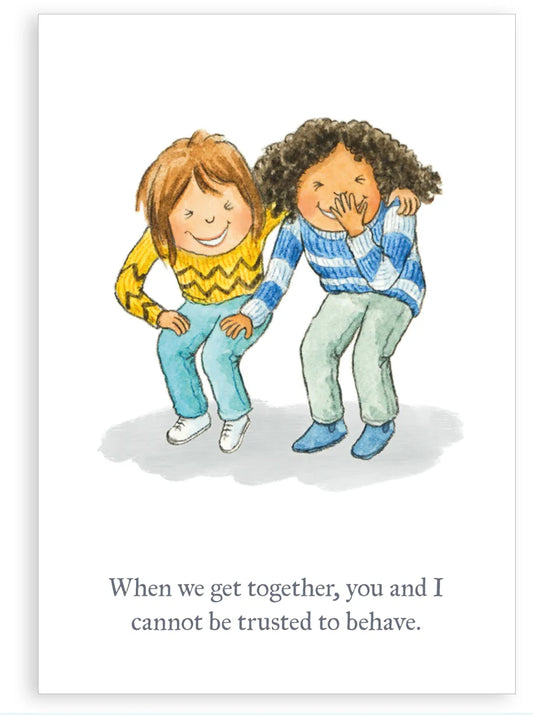 We Cannot be Trusted, Greetings Card