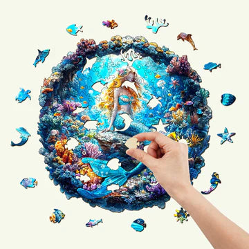 Mermaid Wooden Jigsaw, 150 Piece