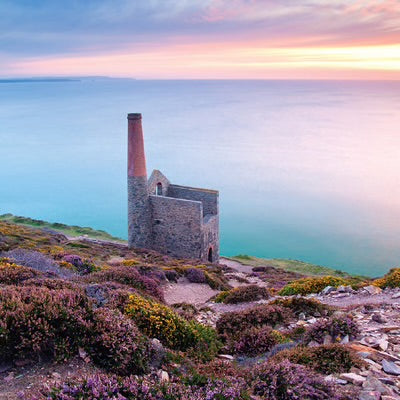 Towanroath Engine House, Wheal Coates Greetings Card