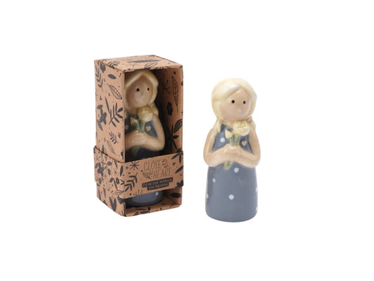 Friendship Flower Girl Figurine - Close At Heart