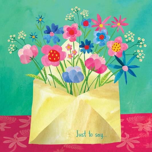 ’Pretty Envelope’ Greetings Card