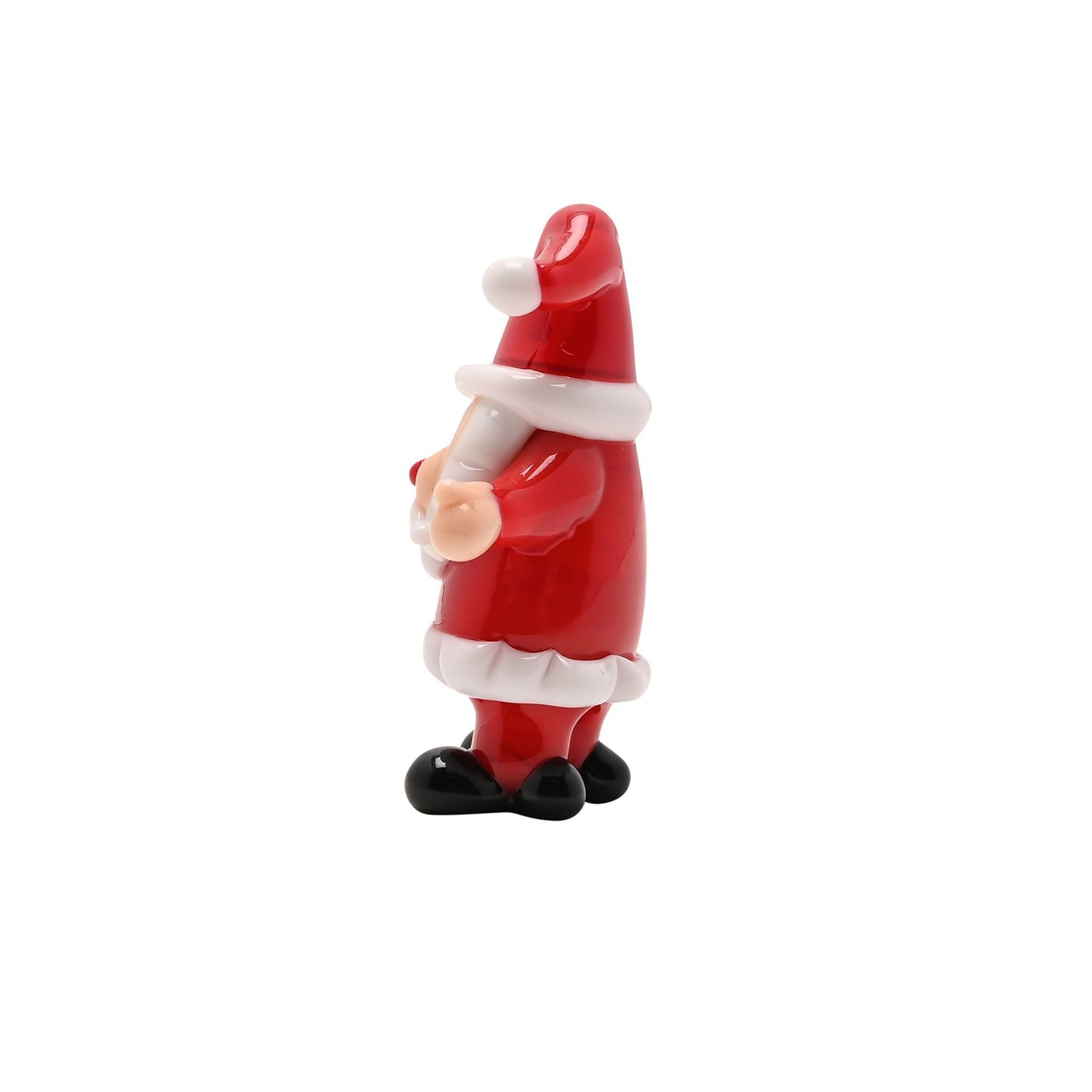 Glass Festive Miniature Santa