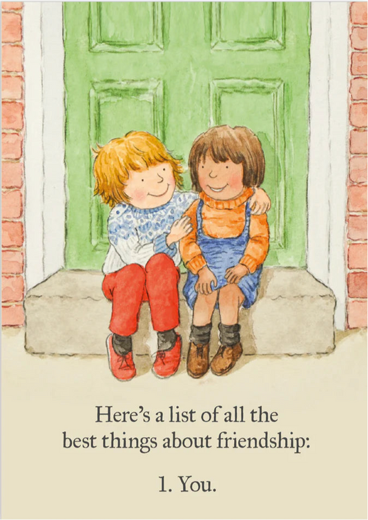 Best Thing About Friendship, Greetings Card