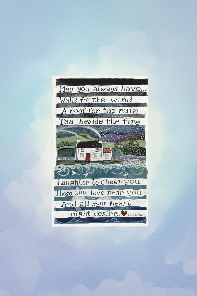 Irish Home Blessing Greetings Card