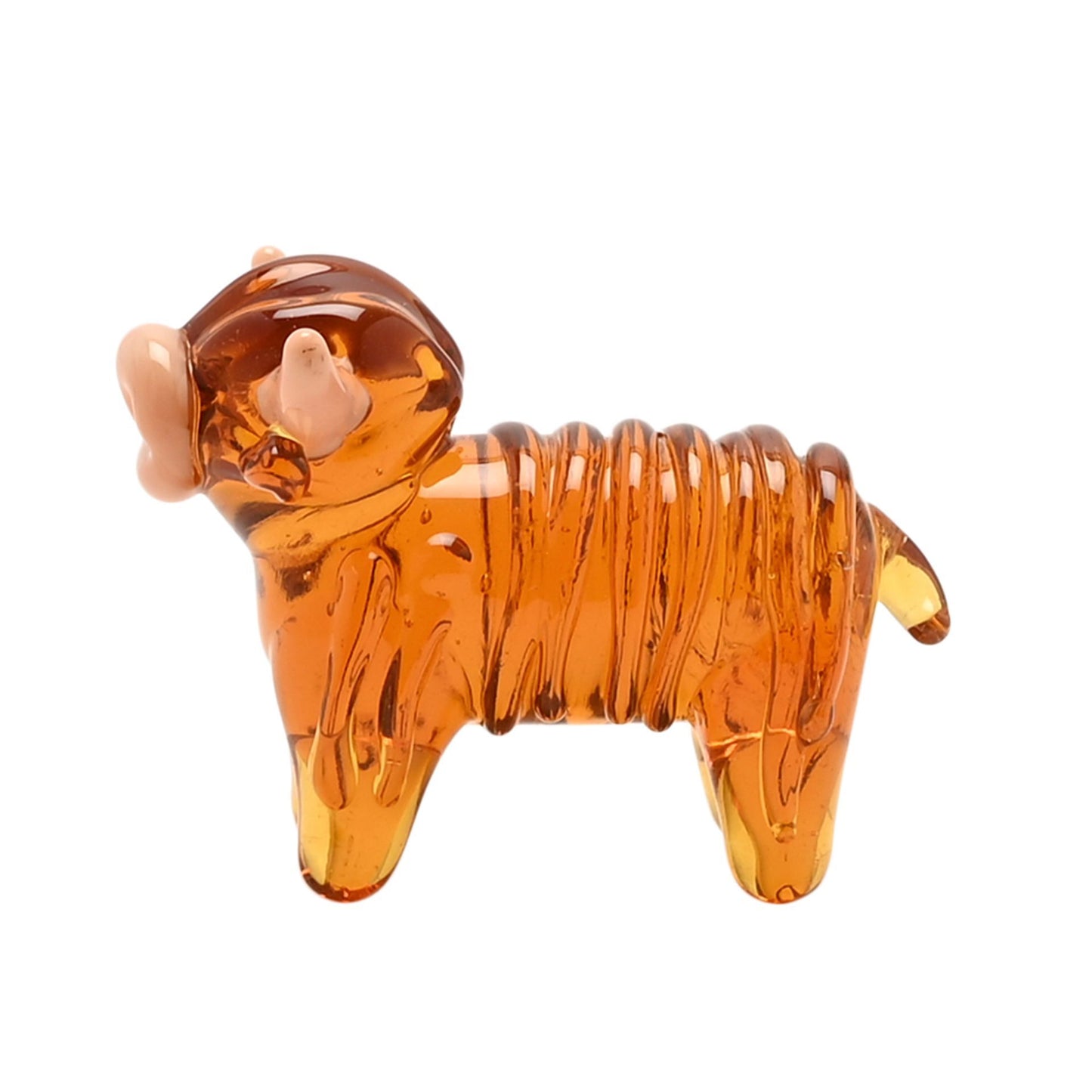 Glass Miniature Highland Cow