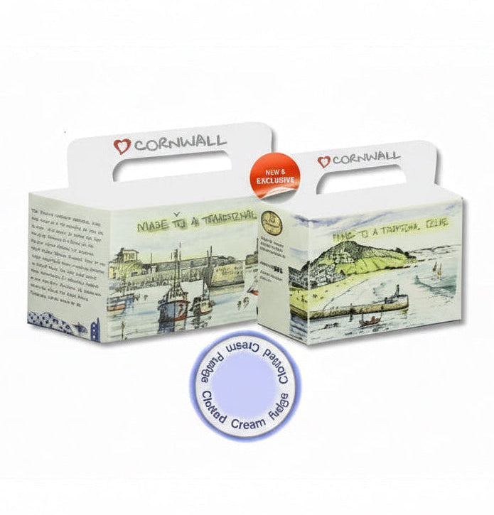 Clotted Cream Fudge Carry Box, 150g