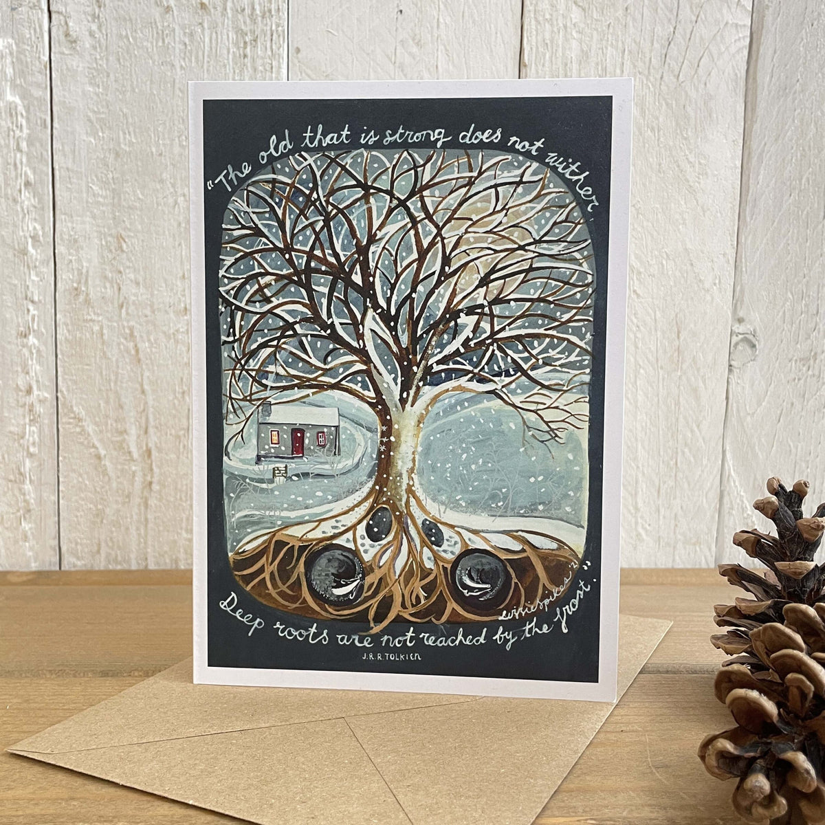 Deep Roots Greetings Card - Driftwood Designs