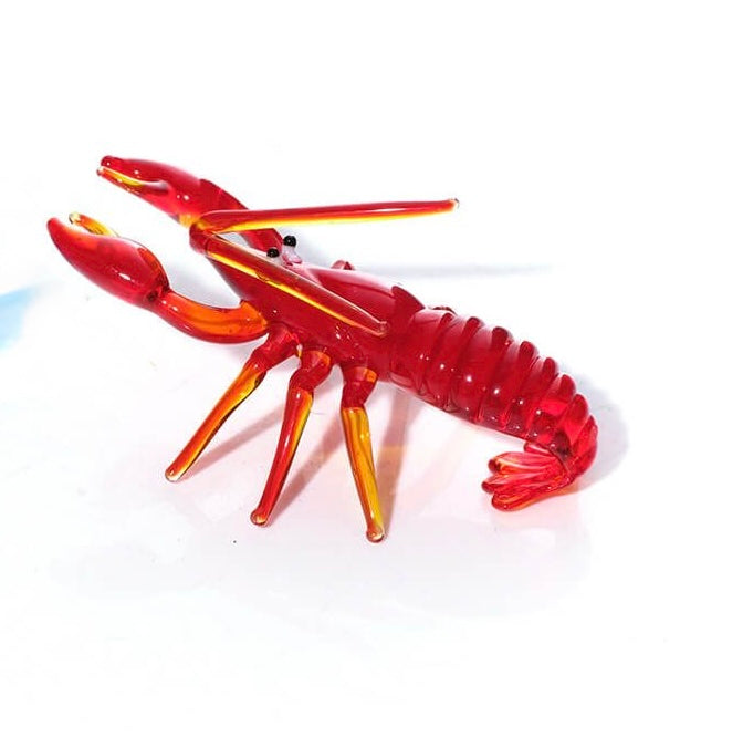 Glass Lobster Figurine