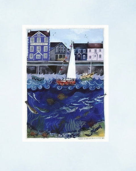 Beneath the Waves Greetings Card