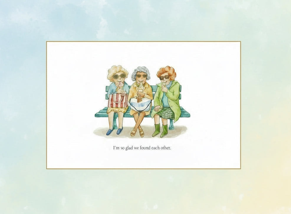 ‘Glad we found each other’, Greetings Card