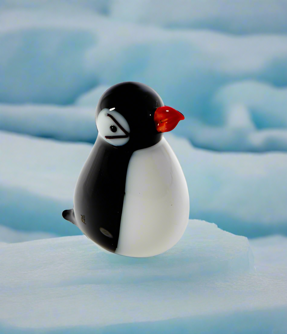 Small Glass Puffin
