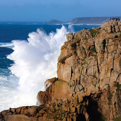 Big Wave at Land’s End Greeting Card