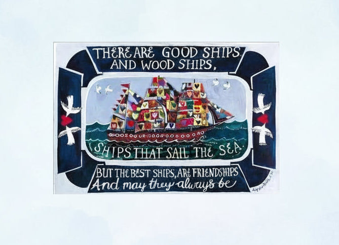 ‘Friendships’ A3 Framed Art Print