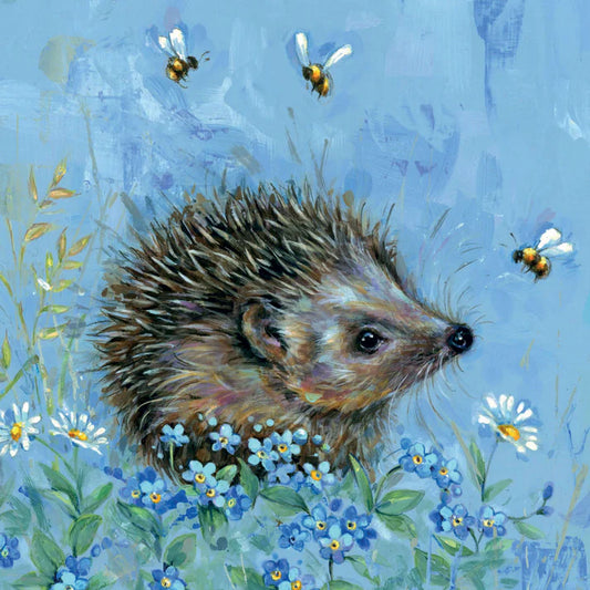 Wild Friends Hedgehog Greetings Card