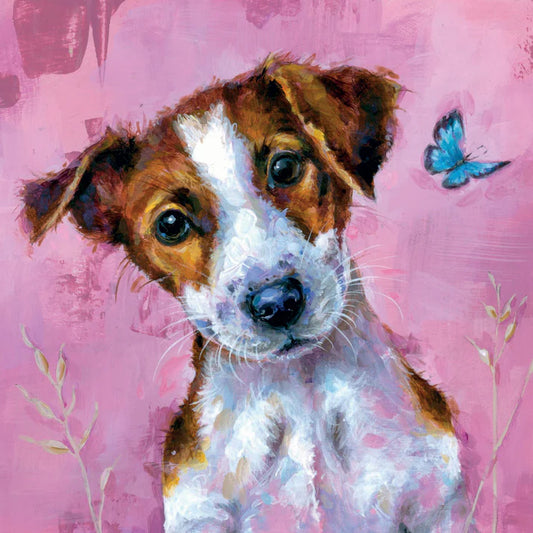 Best Friends Jack Russel Greetings Card