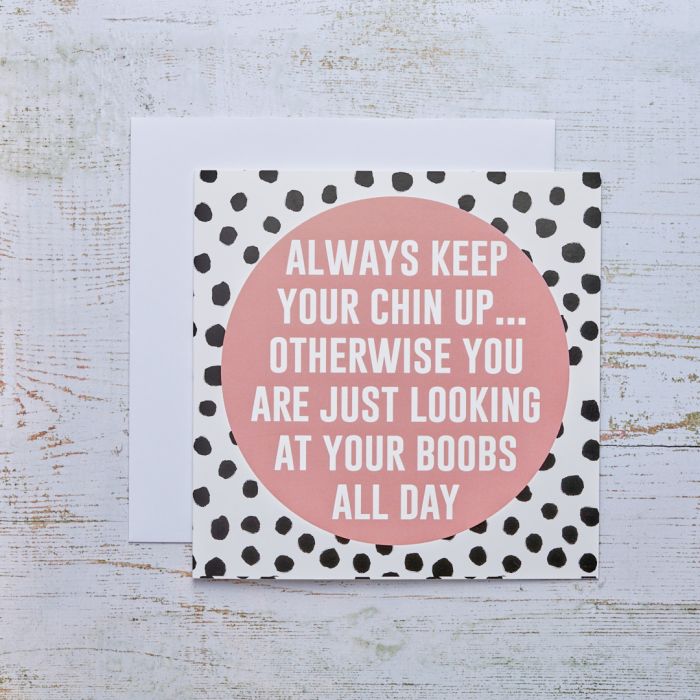 Chin Up Card