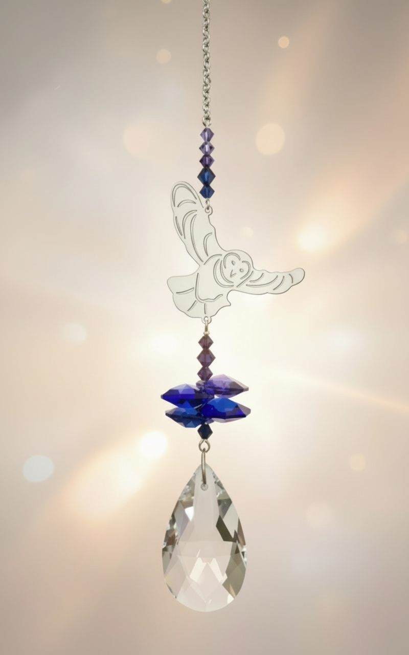 Crystal Fantasy, Owl in Flight, Midnight