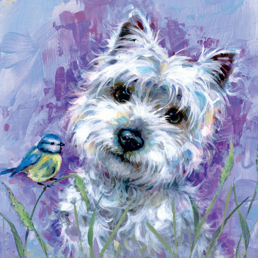 Best Friends Westie Greetings Card