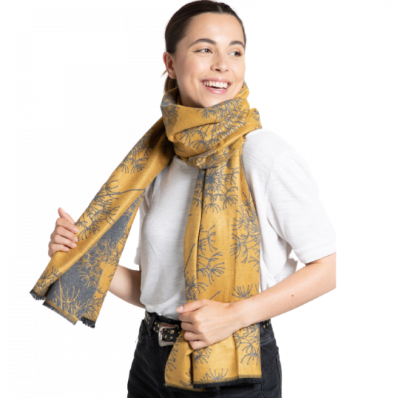 Terry Dandelion Scarf, Mustard