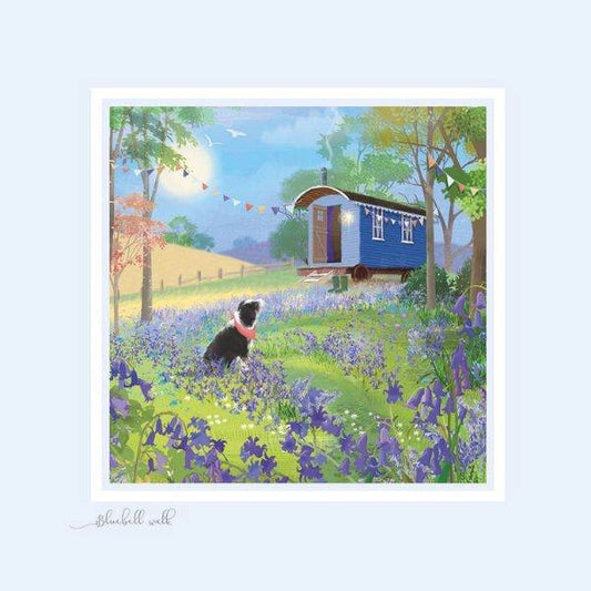 Heydays Bluebell Walk Greetings Card