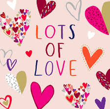 Lots of Love Greetings Card