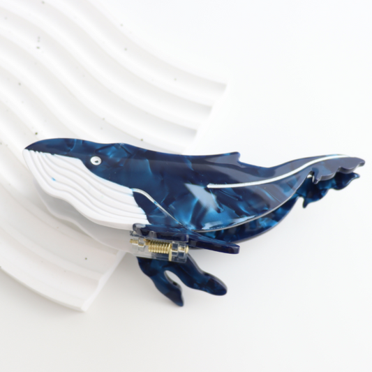 Whale Hair Claw Clip