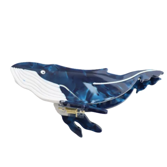 Whale Hair Claw Clip