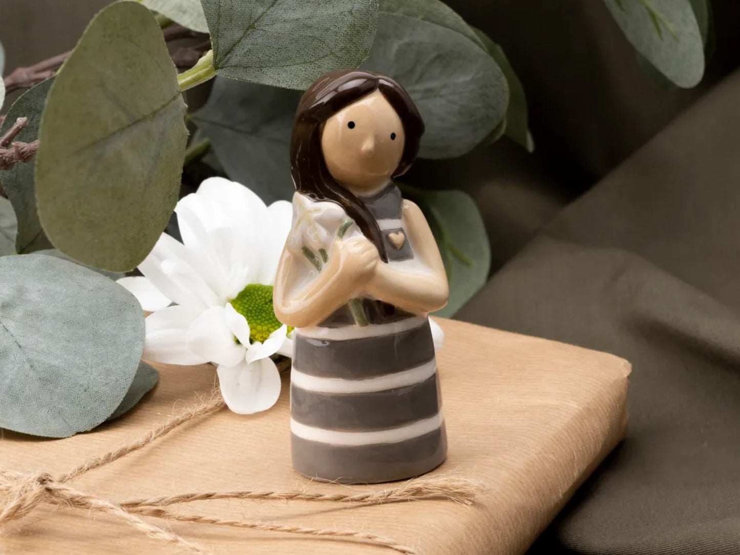Close At Heart Thank You Flower Girl Figurine