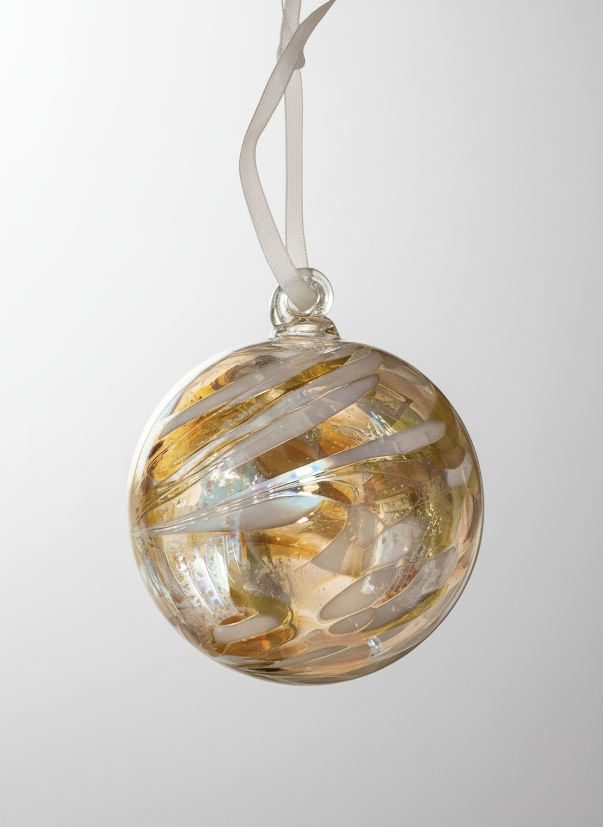 Coloured Glass Friendship Ball - 10 cm