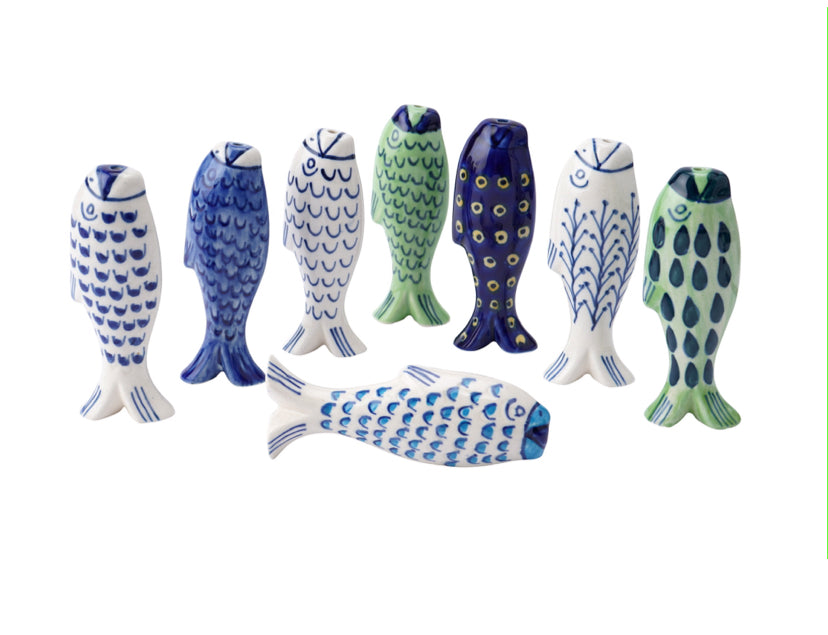 Ceramic Fish Light Pull