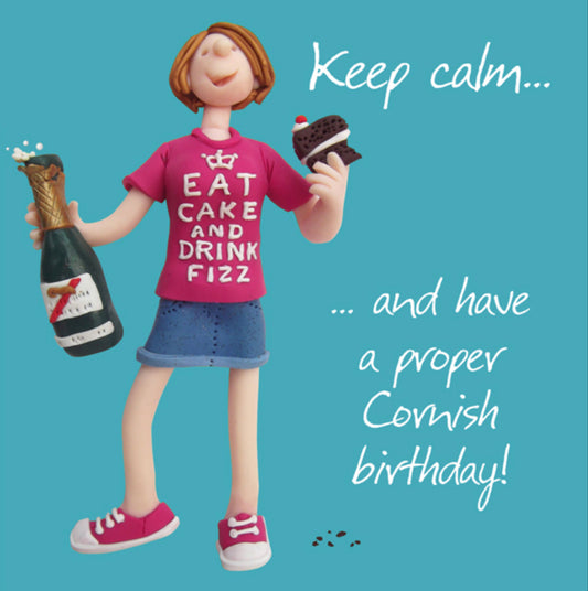 Proper Cornish Birthday Card