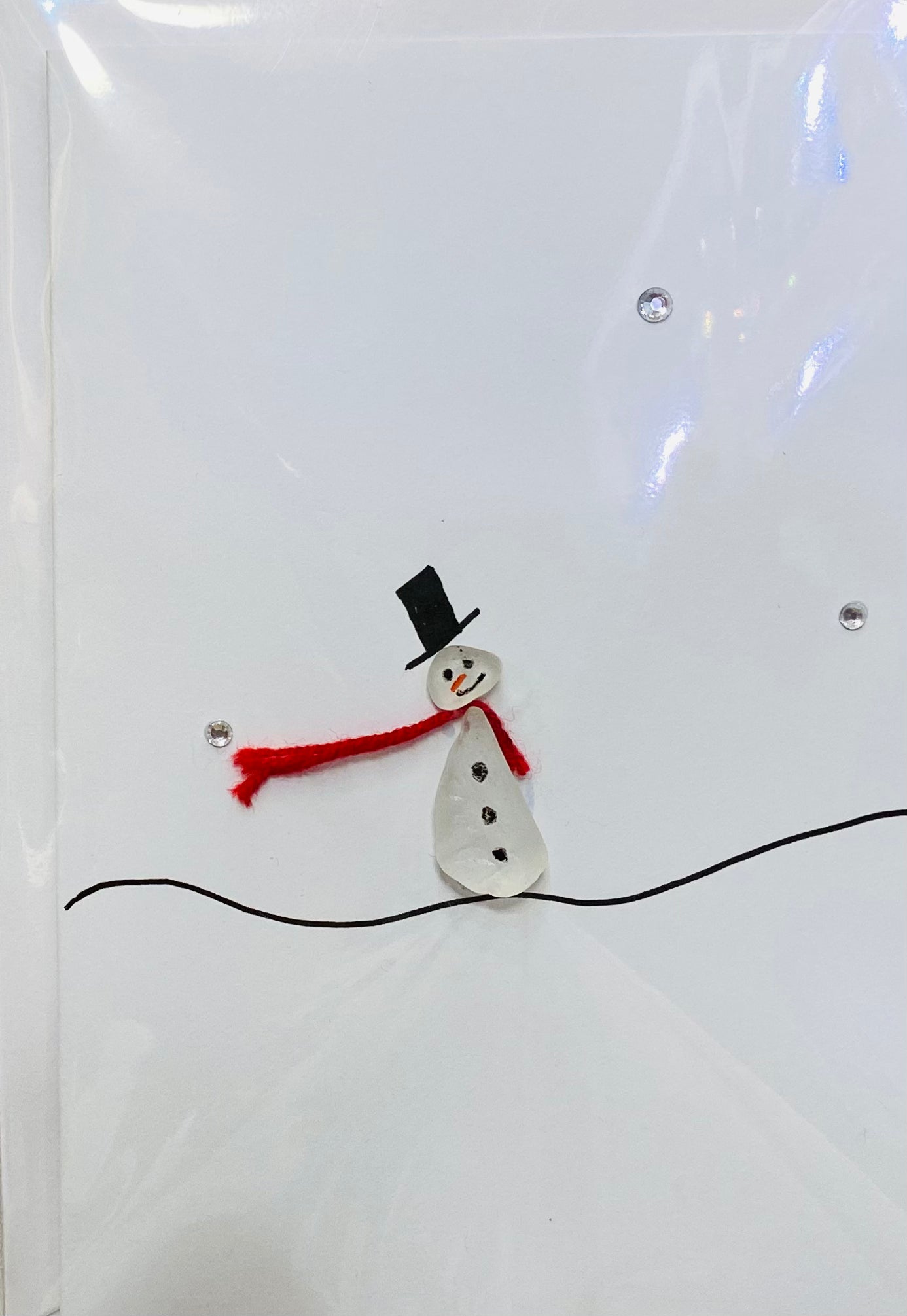 Sea Glass Christmas Card