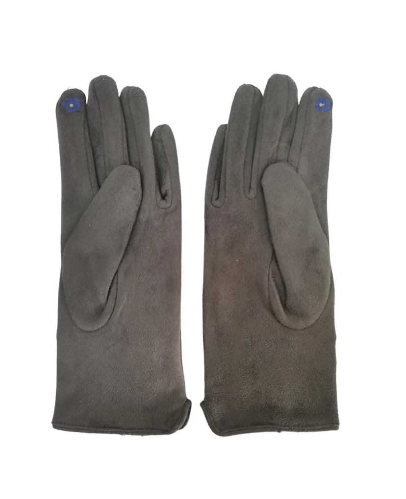 Secret Garden Embroidered Touchscreen Butterfly Gloves