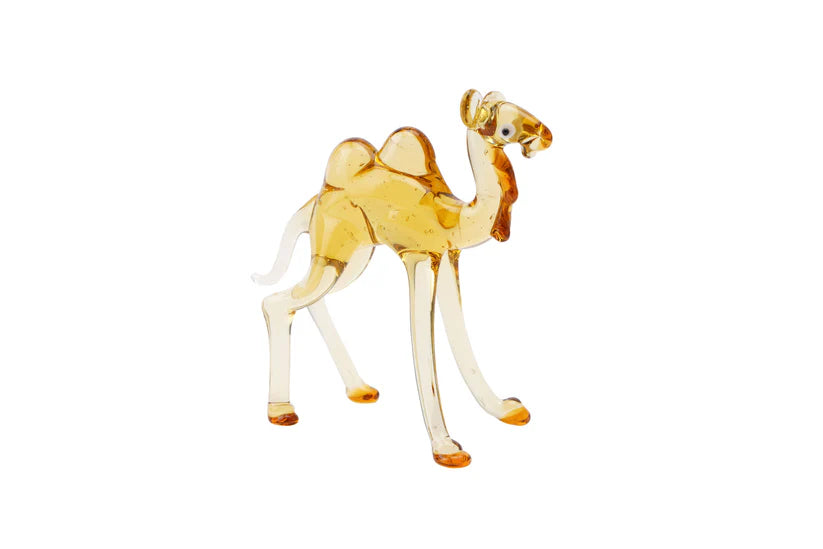 Glass Camel Figurine
