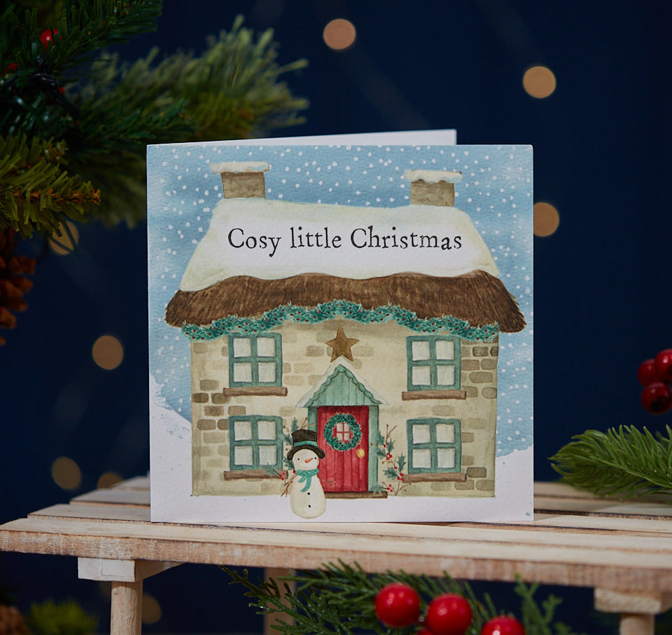 Cosy Little Cottage Christmas Card