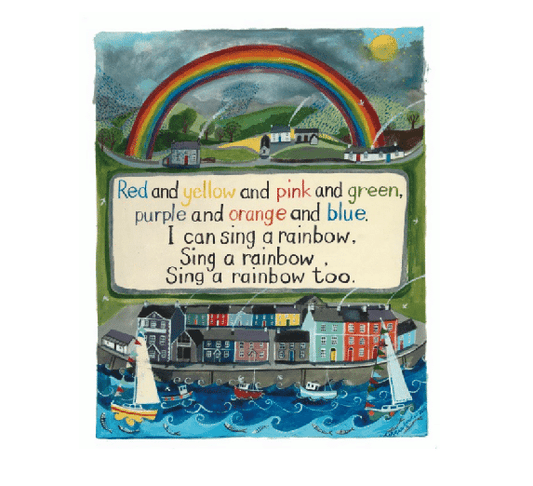 Rainbow Greetings Card