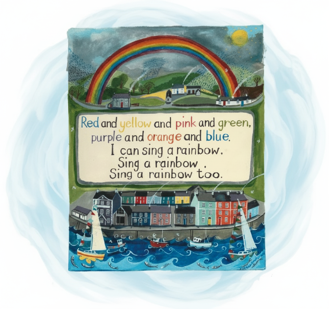 Rainbow Greetings Card