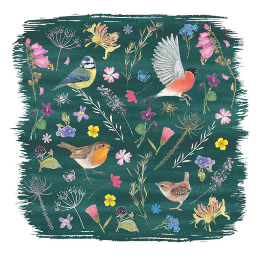 RSPB Birds in the Garden Greetings Card