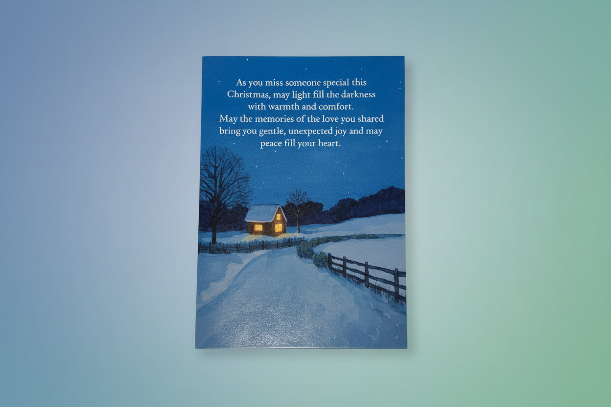 May Light Fill the Darkness, Christmas Card