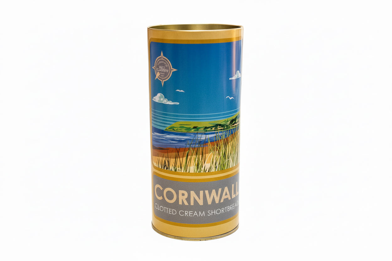 Clotted Cream Shortbread Tube - Beachscape 200g