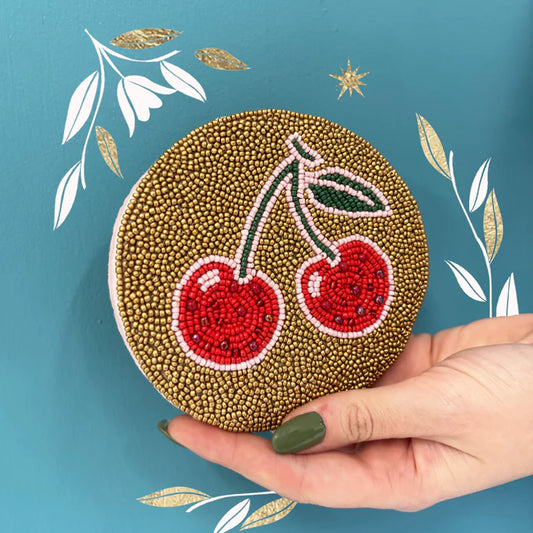 Inked Cherry Coin Purse