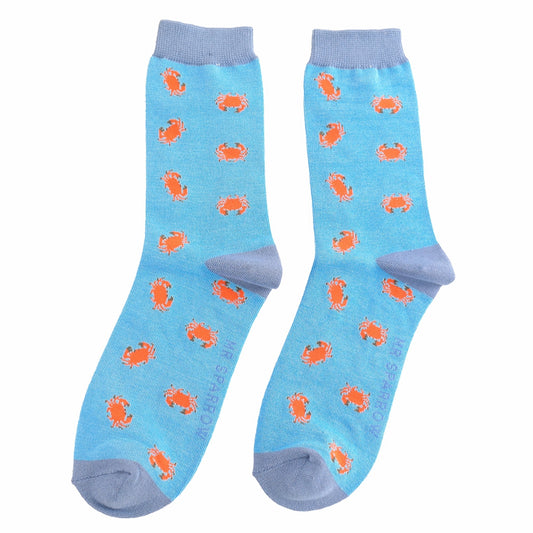 Crab Socks, Size 7-11, (Euro 42-46)
